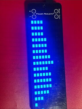 Power Acoustik Blue LED Audio Level Display